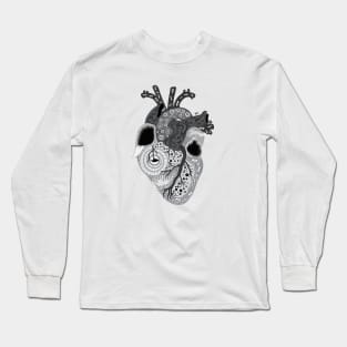 Eldritch Heart (Grayscale) Long Sleeve T-Shirt